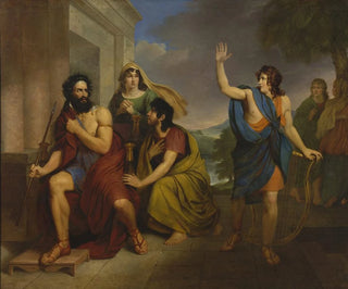 Die Zorn Sauls gegen David - Antoni Brodowski — Ansicht des Kunstwerks