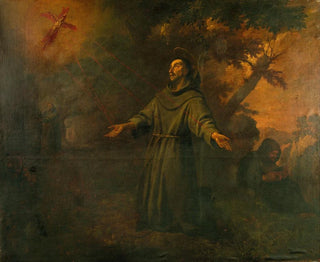 Saint François reçoit les stigmates - Antoni Viladomat — Ansicht des Kunstwerks