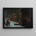 Winter - Antoni Viladomat — gerahmtes Bild an der Wand