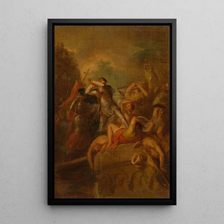 Antonie F Zrcher - Count William I of Holland conquers Damiate Anno 1219.webp