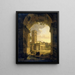 San Giorgio in Velabro in Rom - Antonie Sminck Pitloo — gerahmtes Bild an der Wand