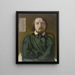 Portrait des Kunstdrucks des Gravuristen Eisenhardt - Antonie von Blittersdorf — gerahmtes Bild an der Wand