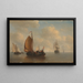 Bateau de service à Zaandam - Antonie Waldorp — gerahmtes Bild an der Wand