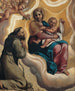 Die Jungfrau mit Kind und Saint François - Antonio Carracci — Ansicht des Kunstwerks