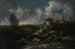Meereslandschaft mit Fischer, der Netze zieht - Antonio Francesco Peruzzini — Ansicht des Kunstwerks
