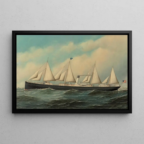 La Mer - Antonio Jacobsen — gerahmtes Bild an der Wand
