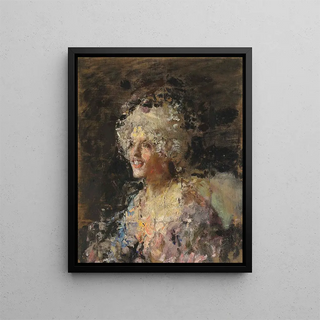 Antonio Mancini - Donna in Costume del Settecento.webp