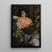 Fröhliches Lied - Antonio Mancini — gerahmtes Bild an der Wand