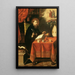 Saint Augustin - Antonio Rodríguez — gerahmtes Bild an der Wand