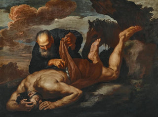 Der gute Samariter - Antonio Zanchi — Ansicht des Kunstwerks