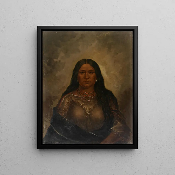 Chankuwashtemine, Frau des guten Weges - Antonio Zeno Shindler — gerahmtes Bild an der Wand