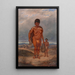 Frau und Kinder Hottentots - Antonio Zeno Shindler — gerahmtes Bild an der Wand