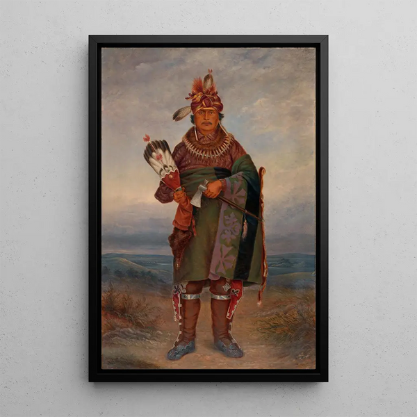 Indien Sac et Fox - Antonio Zeno Shindler — gerahmtes Bild an der Wand