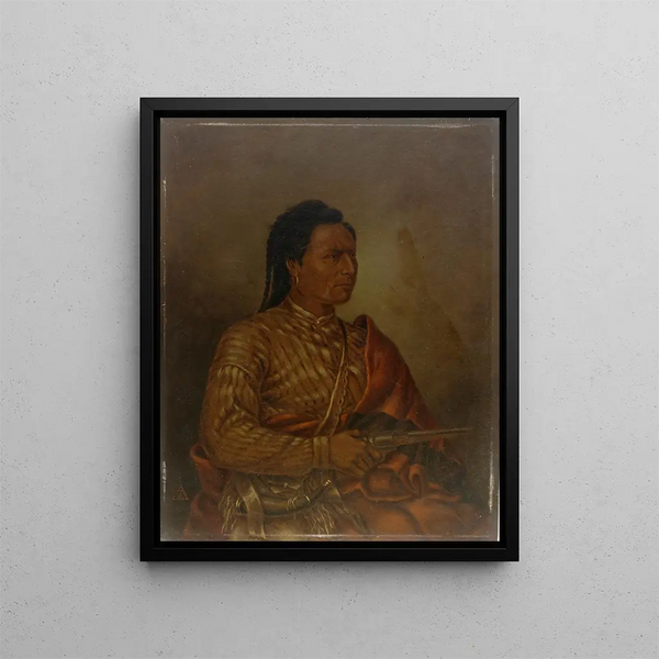 Poulet des prairies de Tadoudosa - Antonio Zeno Shindler — gerahmtes Bild an der Wand