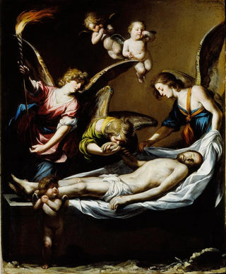 Antonio del Castillo Y Saavedra - Dead Christ with Lamenting Angels.webp