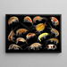 Gammarini des Golfs von Neapel, Tafel 3 - Antonio della Valle — gerahmtes Bild an der Wand