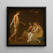 Apollon, der die Parzen beauftragt, Ceres zu besuchen, die die Erde verlassen hat - Nicolai Abildgaard — gerahmtes Bild an der Wand