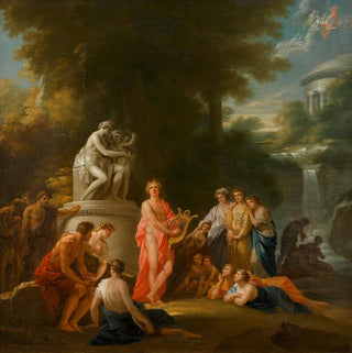 Apollon joue de la lyre dans le cercle des bergers Projet pour le rideau de l'Ancien Burgtheater - Heinrich Friedrich Füger