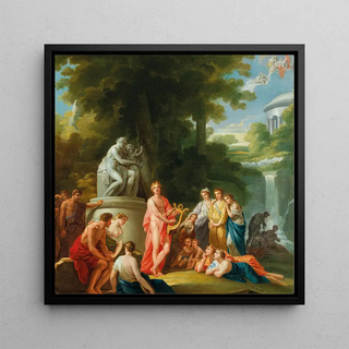 Apollon parmi les bergers, une étude pour l'ancien Burgtheater de Vienne - Heinrich Friedrich Füger