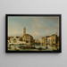 Venedig Blick auf San Geremia und den Eingang des Cannaregio - Apollonio Facchinetti — gerahmtes Bild an der Wand