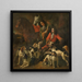 Nach der Jagd - Jan Baptist Boel — gerahmtes Bild an der Wand