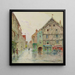 Nach dem Regen Place de l'Hôtel de ville - Rn Leverd — Wandpräsentation des Kunstwerks
