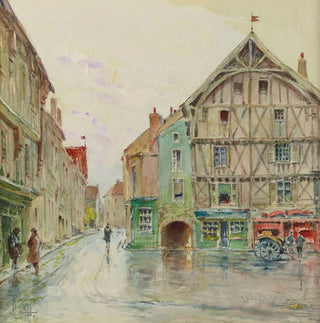 Après la pluie Place de l'Hôtel de ville - Rn Leverd