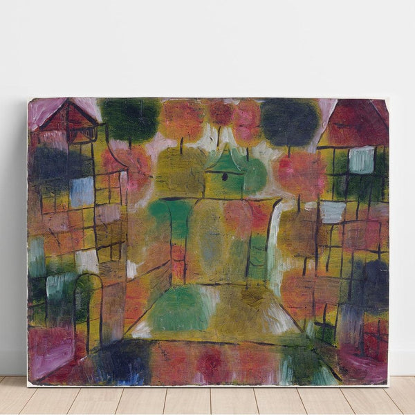Arbre et rythmes architecturaux - Paul Klee | Reproduction Tableau Décoration murale affiche copie