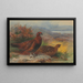 Ein Paar roter Lagopède in einer Landschaft - Archibald Thorburn — gerahmtes Bild an der Wand