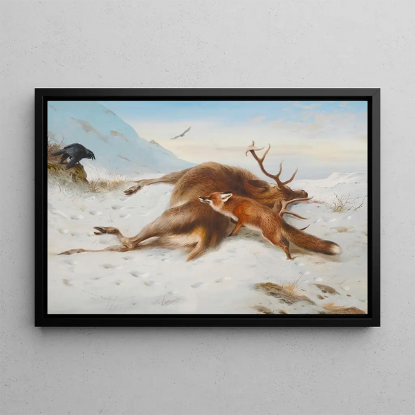 Pas pour le garde-manger - Archibald Thorburn — gerahmtes Bild an der Wand