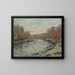 Barrage de Génetin - Armand Guillaumin — gerahmtes Bild an der Wand
