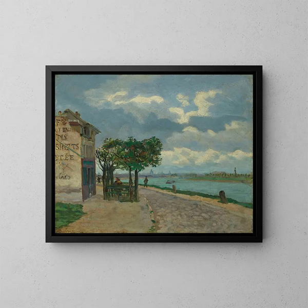 Bords de la Seine - Armand Guillaumin — gerahmtes Bild an der Wand