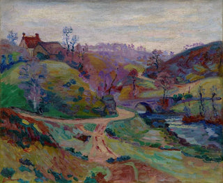 Pont Charraud à Crozant - Armand Guillaumin — Ansicht des Kunstwerks