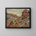 Höhe des Sockels, Landschaft der Creuse - Armand Guillaumin — gerahmtes Bild an der Wand