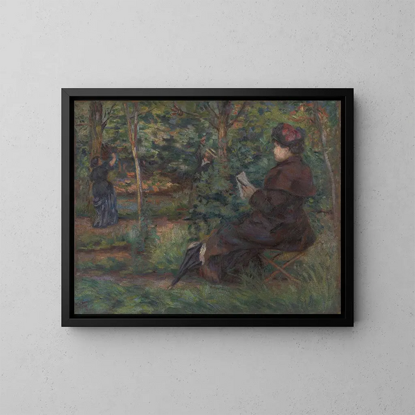 Im Garten - Armand Guillaumin — gerahmtes Bild an der Wand