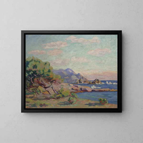 La Pointe du Lou Gaou - Armand Guillaumin — gerahmtes Bild an der Wand