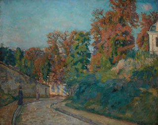 La Promenade dans une rue en Île-de-France - Armand Guillaumin — Ansicht des Kunstwerks