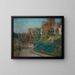 La Promenade dans une rue en Île-de-France - Armand Guillaumin — gerahmtes Bild an der Wand