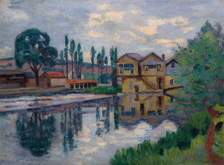Die Sägerei von Poitiers - Armand Guillaumin — Ansicht des Kunstwerks