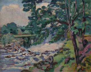 Der Staudamm von Génetin - Armand Guillaumin — Ansicht des Kunstwerks
