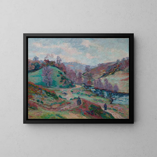 Le Pont Charraud à la Creuse - Armand Guillaumin — gerahmtes Bild an der Wand