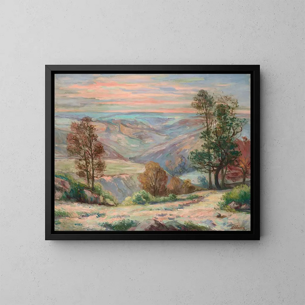 Le Puy Barriou à Creuse - Armand Guillaumin — gerahmtes Bild an der Wand