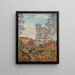 Der Weg ins Tal - Armand Guillaumin — gerahmtes Bild an der Wand