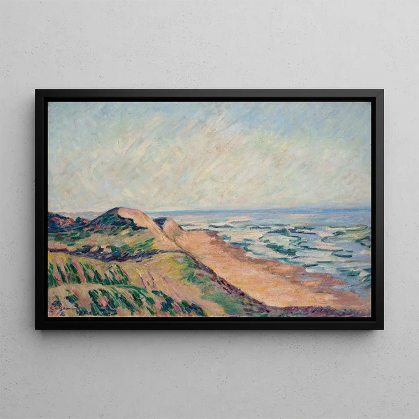 Die Dünen Insel Ré - Armand Guillaumin — gerahmtes Bild an der Wand