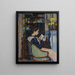 Mademoiselle Guillaumin lesend - Armand Guillaumin — gerahmtes Bild an der Wand