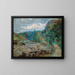 Moulin Bouchardon à Crozant - Armand Guillaumin — gerahmtes Bild an der Wand