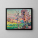 Landschaft von Crozant, Creuse - Armand Guillaumin — gerahmtes Bild an der Wand