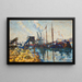 Quai de la Seine, Paris - Armand Guillaumin — gerahmtes Bild an der Wand