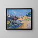 Quai de la Seine à Paris, la Sablire - Armand Guillaumin — gerahmtes Bild an der Wand