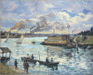 Flusslandschaftsszene - Armand Guillaumin — Ansicht des Kunstwerks